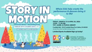 Story in Motion March 13th and April 24th